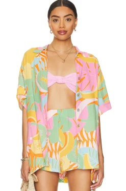 Women Show Me Your Mumu Matching Sets>Parker Button Down