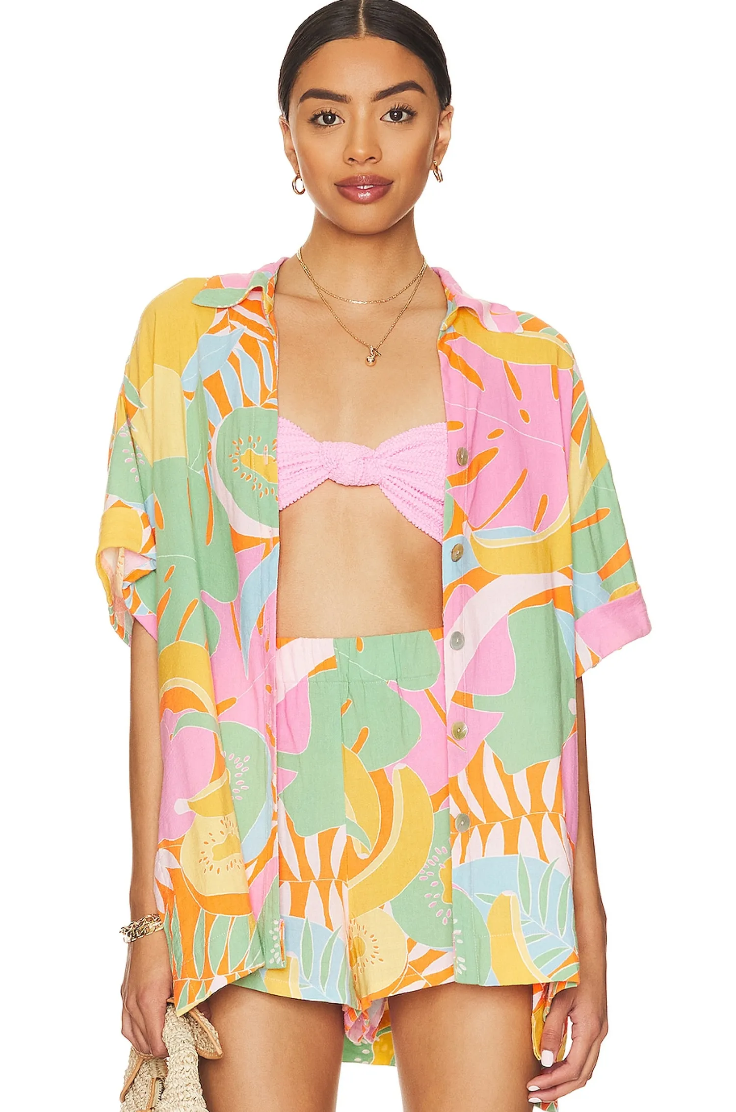 Women Show Me Your Mumu Matching Sets>Parker Button Down