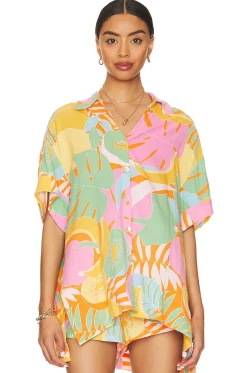 Women Show Me Your Mumu Matching Sets>Parker Button Down
