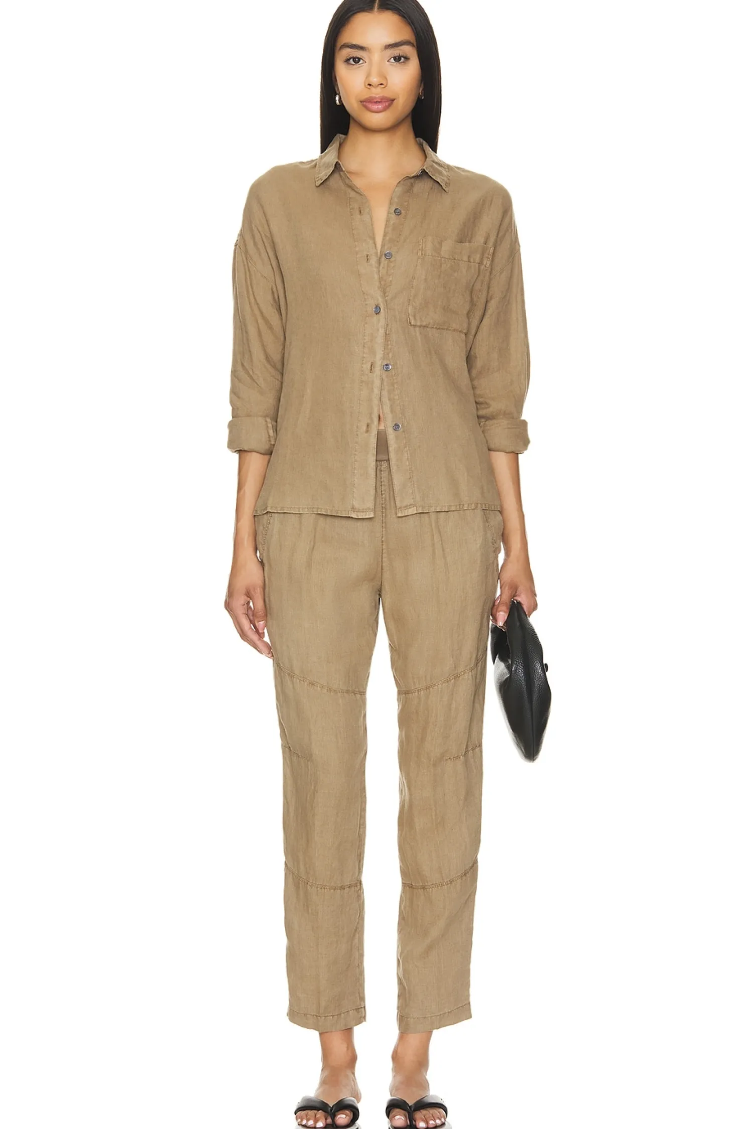Women James Perse Loungewear>Patched Pull On Pant