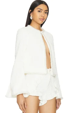 Women PatBO Jackets & Coats>Pearl Beaded Jacket