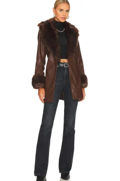 Women Show Me Your Mumu Jackets & Coats>Penny Lane Faux Leather Jacket