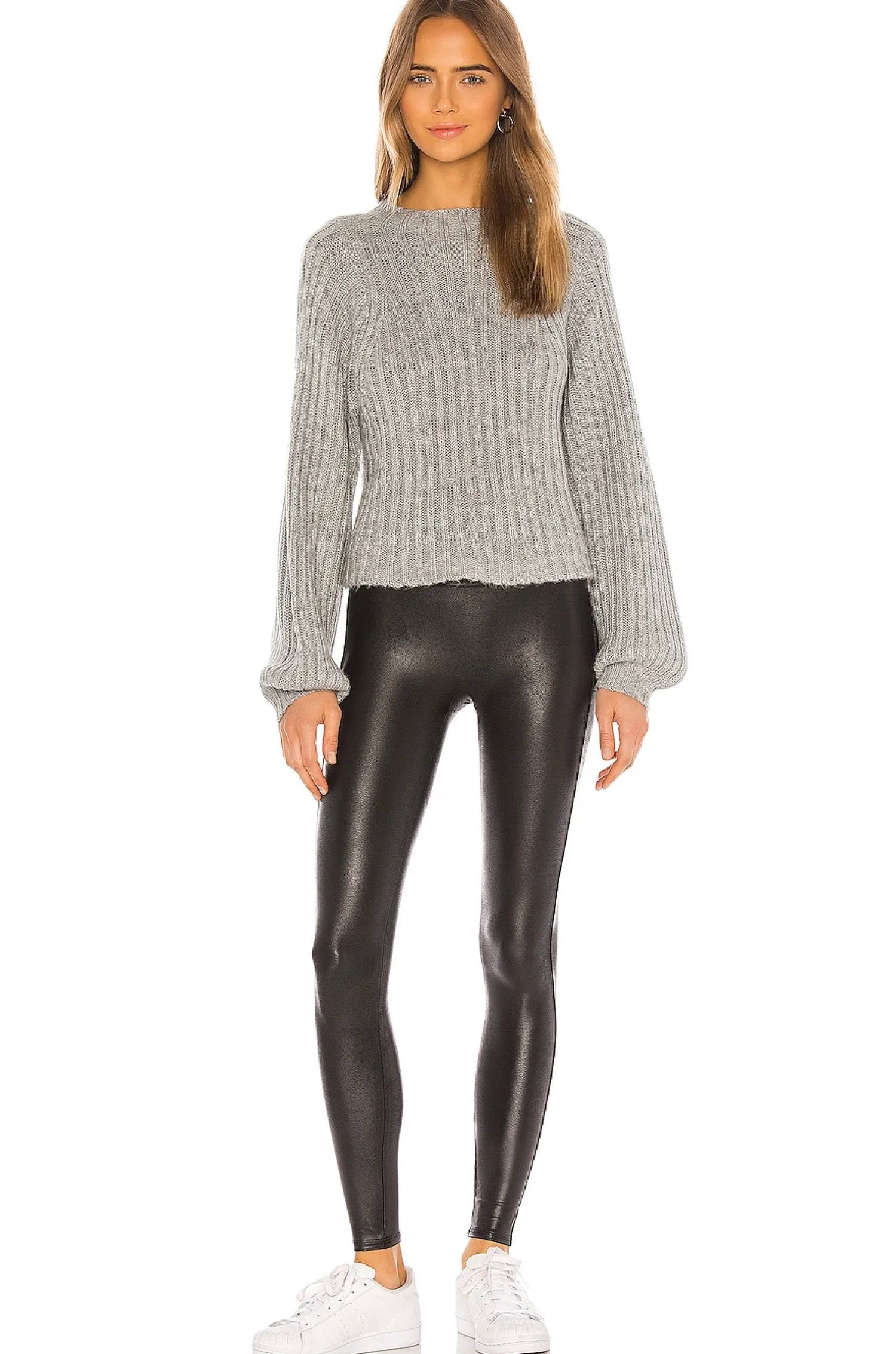 Women SPANX Pants>Petite Faux Leather Legging