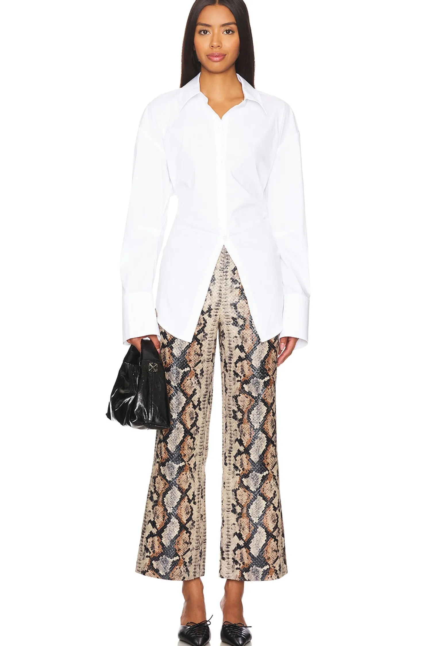 Women SIMONMILLER Pants>Pia Vegan Snake Pant