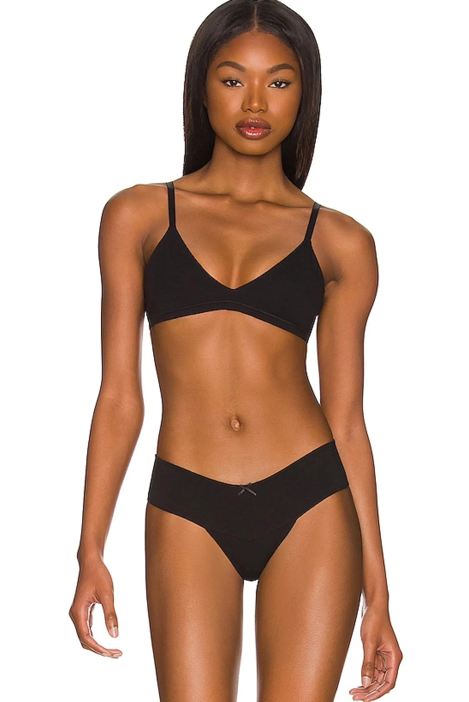 Women eberjey Lingerie & Sleepwear>Pima Stretch Cotton V Bralette