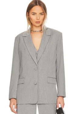 Women Bardot Jackets & Coats>Pin Stripe Blazer