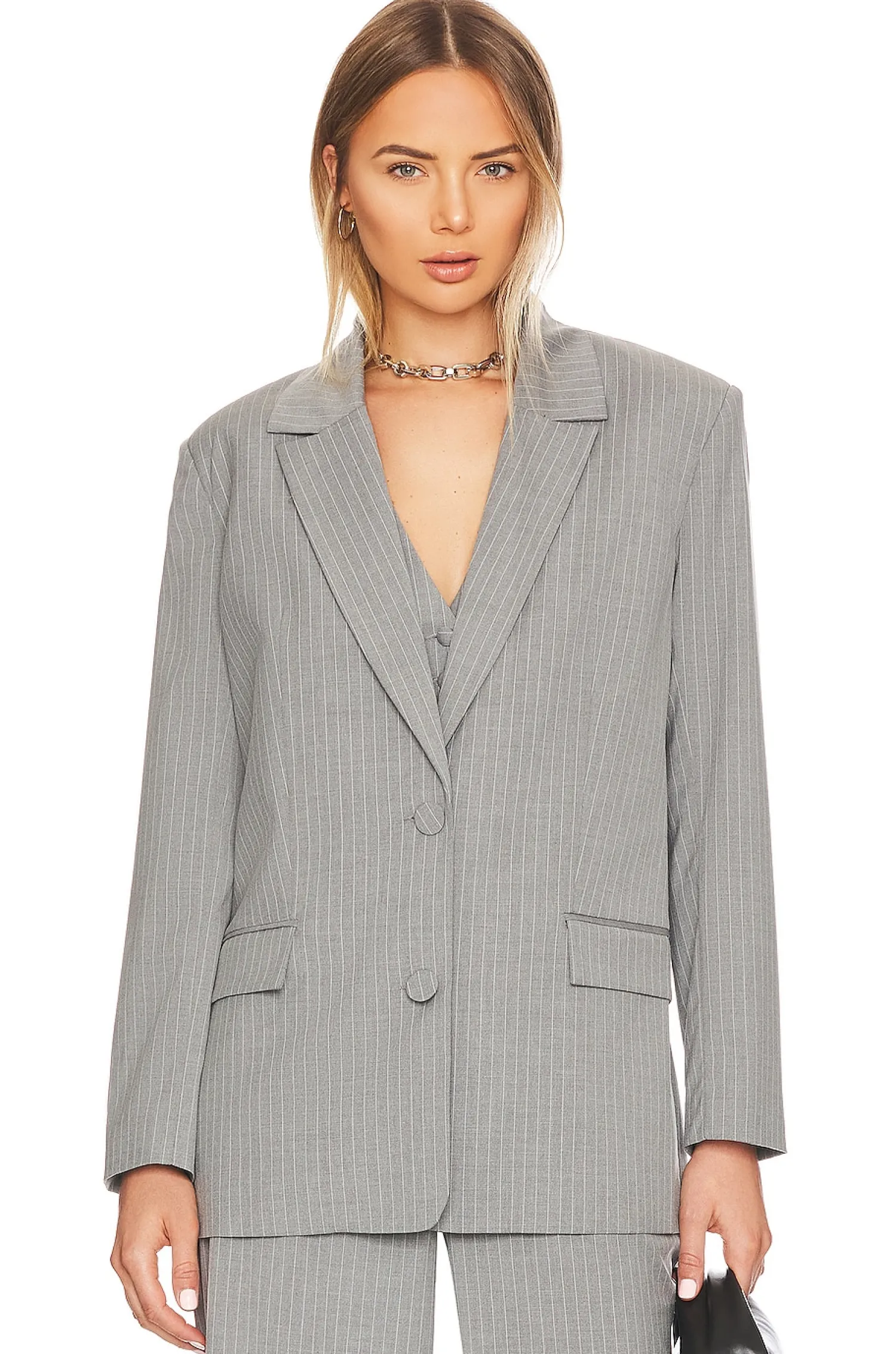 Women Bardot Jackets & Coats>Pin Stripe Blazer