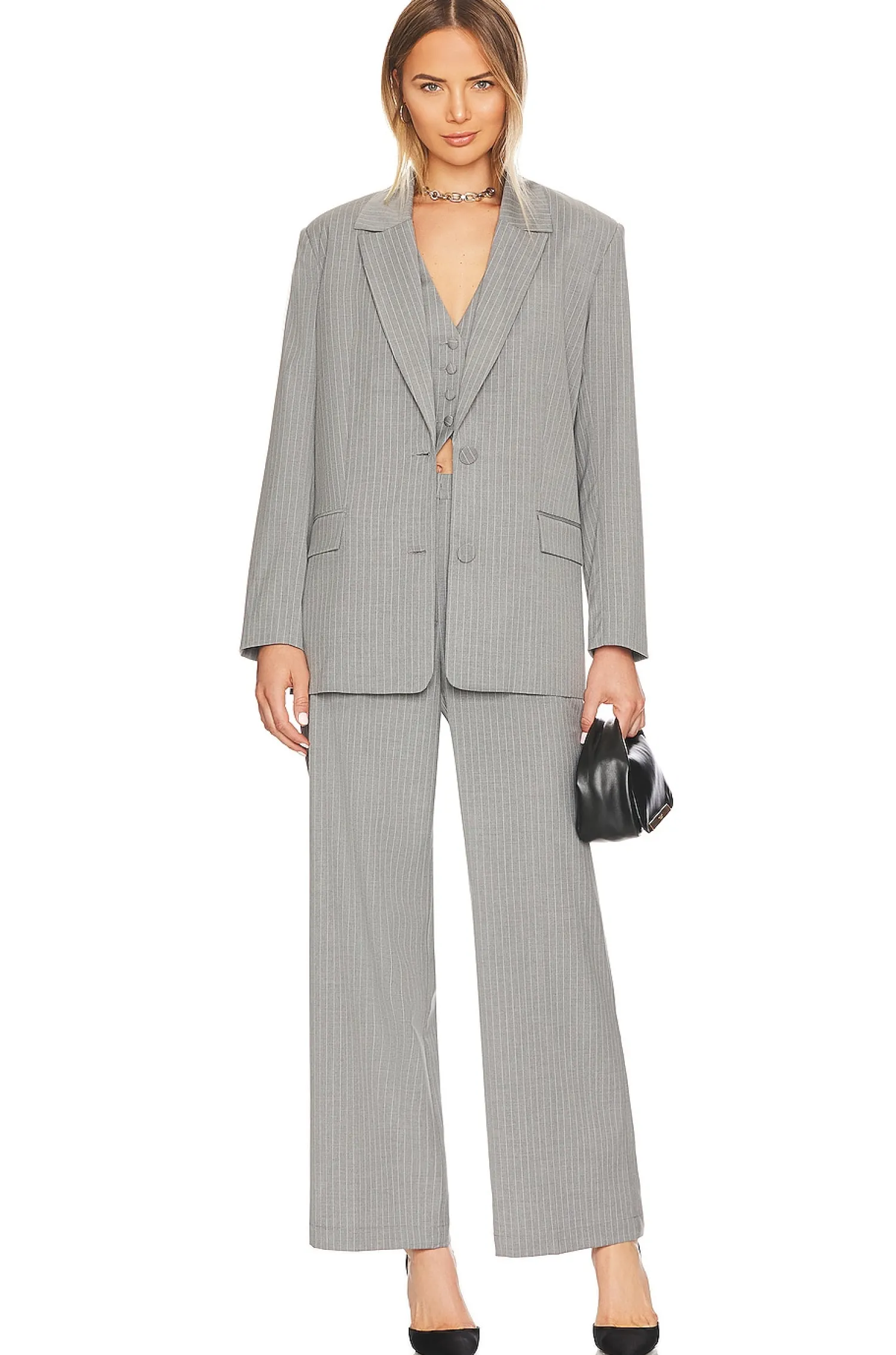 Women Bardot Jackets & Coats>Pin Stripe Blazer