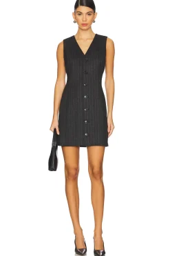 Women FRAME Dresses>Pinstripe Suiting Dress