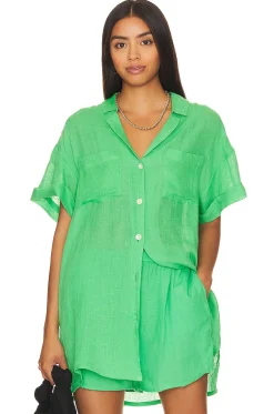 Women vitamin A Matching Sets>Playa Pocket Blouse