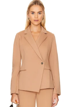 Women SPANX Jackets & Coats>Ponte Asymmetric Tailored Blazer