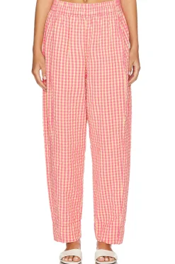 Women Free People Pants>Preppy Poplin Gingham Pants