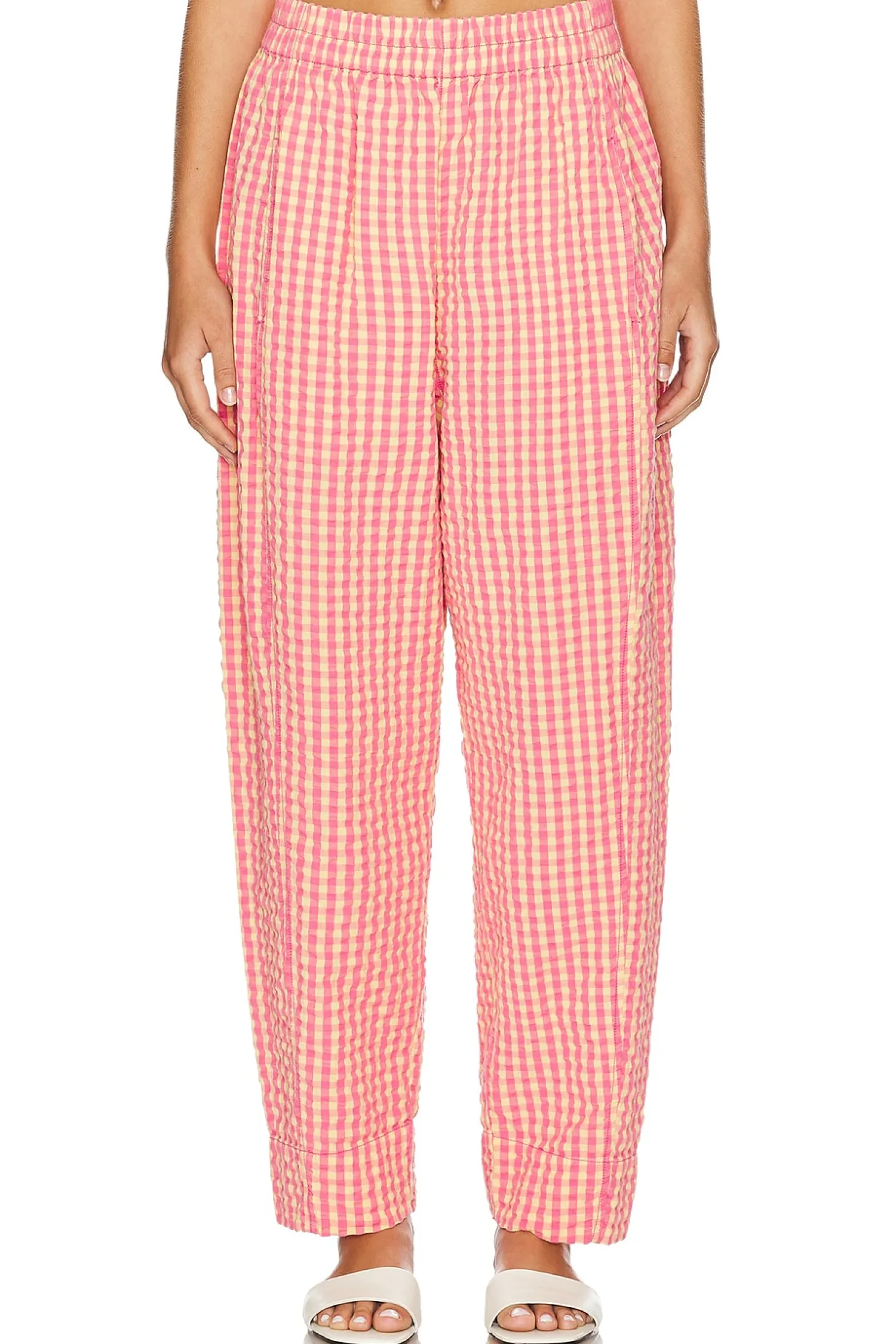 Women Free People Pants>Preppy Poplin Gingham Pants