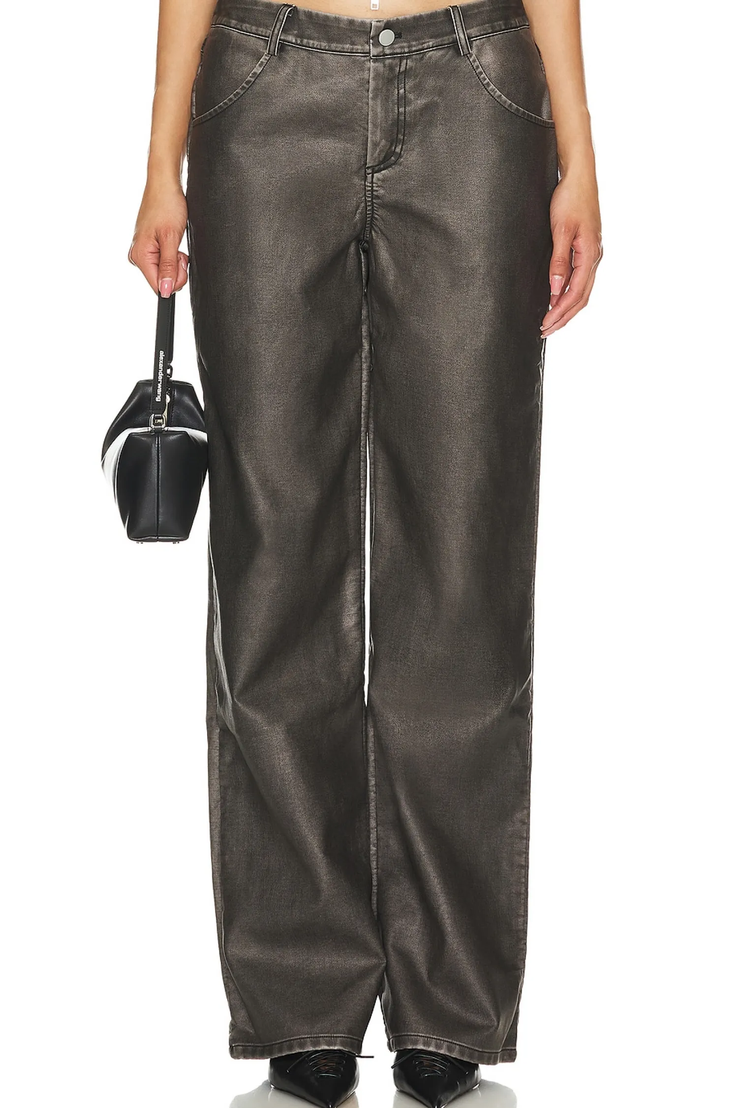 Women superdown Pants>Rachel Faux Leather Pant