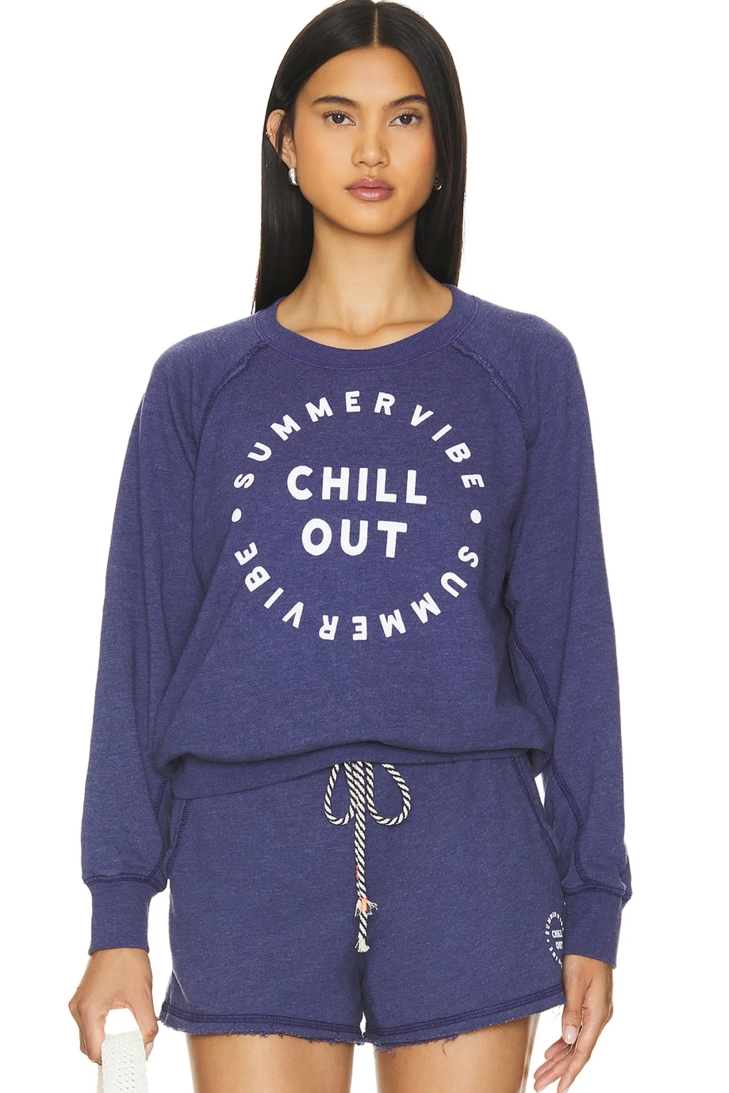 Women SUNDRY Loungewear>Raglan Sweatshirt