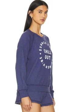 Women SUNDRY Loungewear>Raglan Sweatshirt