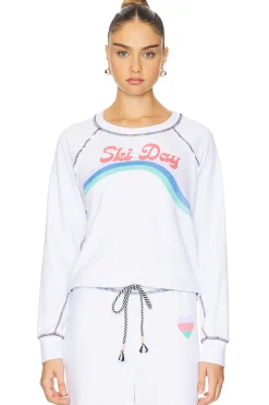Women SUNDRY Matching Sets|Loungewear>Raglan T Ski Day Sweatshirt