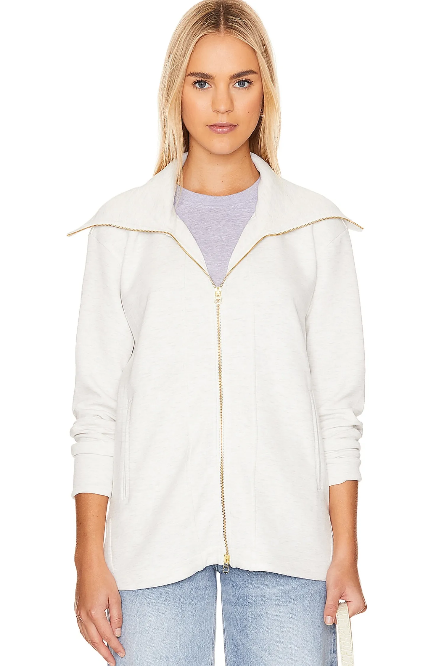 Women Varley Loungewear>Raleigh Zip Sweatshirt
