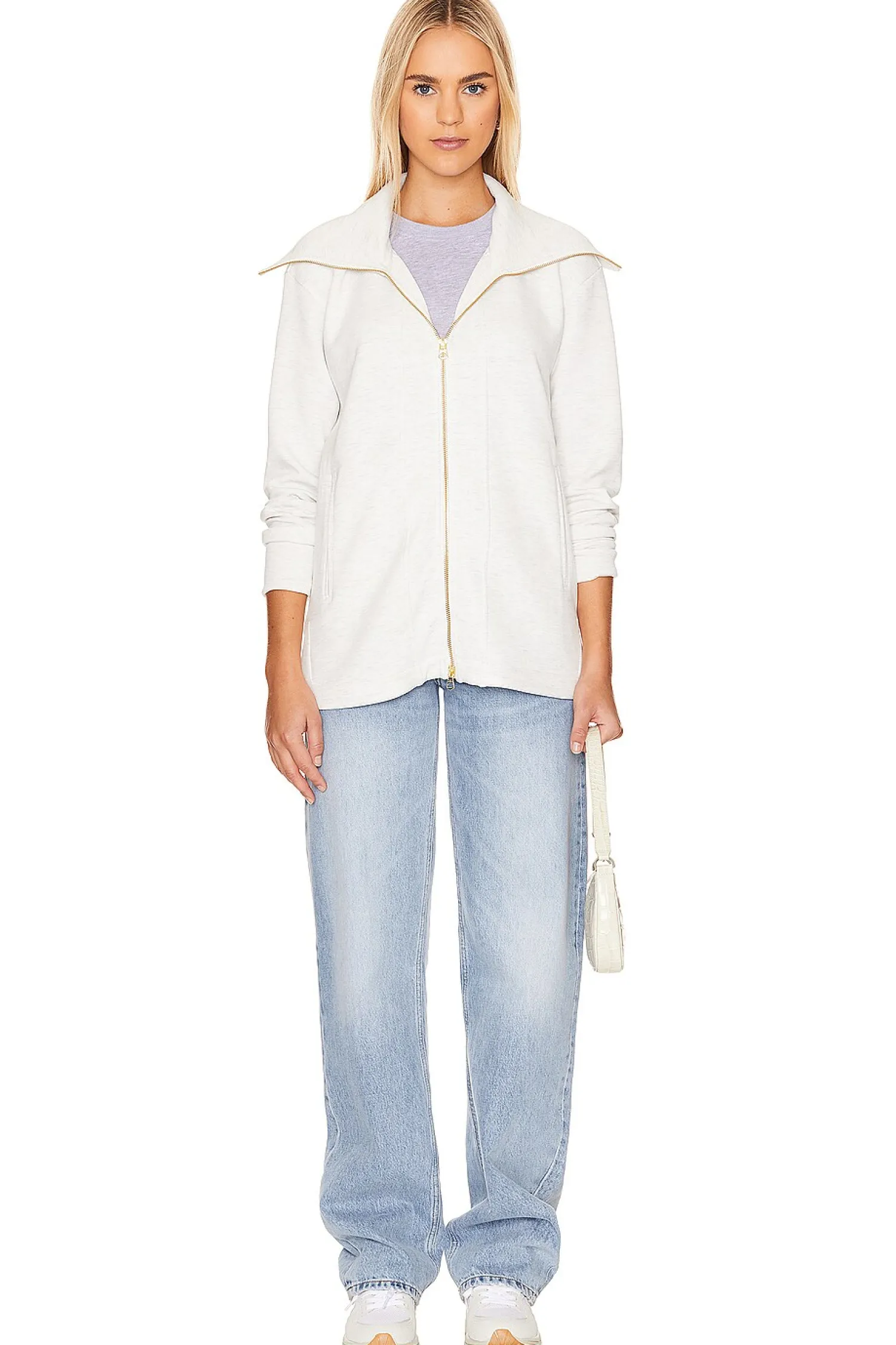 Women Varley Loungewear>Raleigh Zip Sweatshirt