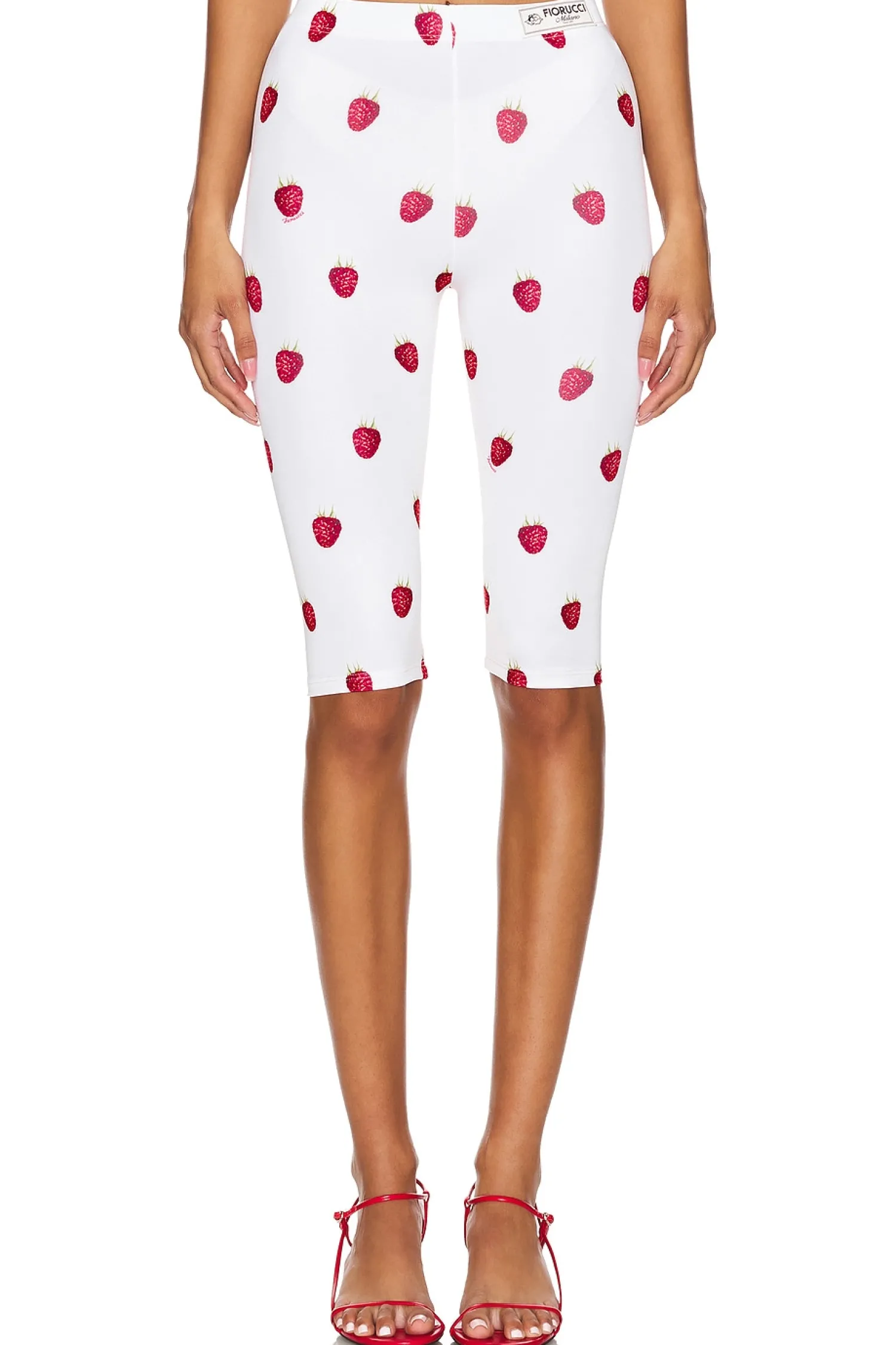 Women FIORUCCI Pants|Matching Sets>Raspberry Print Biker Shorts