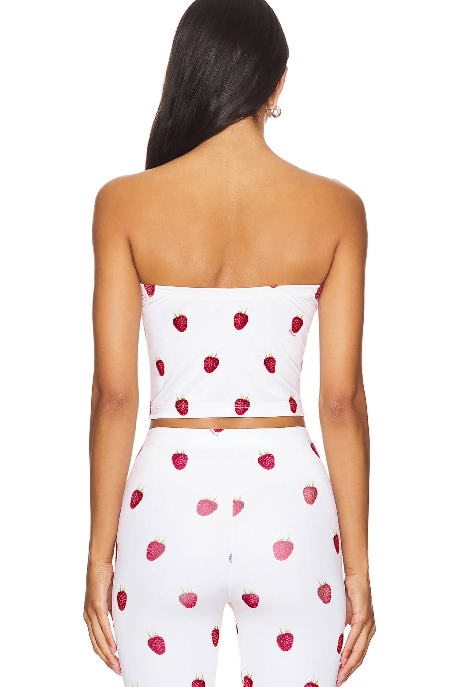 Women FIORUCCI Matching Sets>Raspberry Print Bustier Top