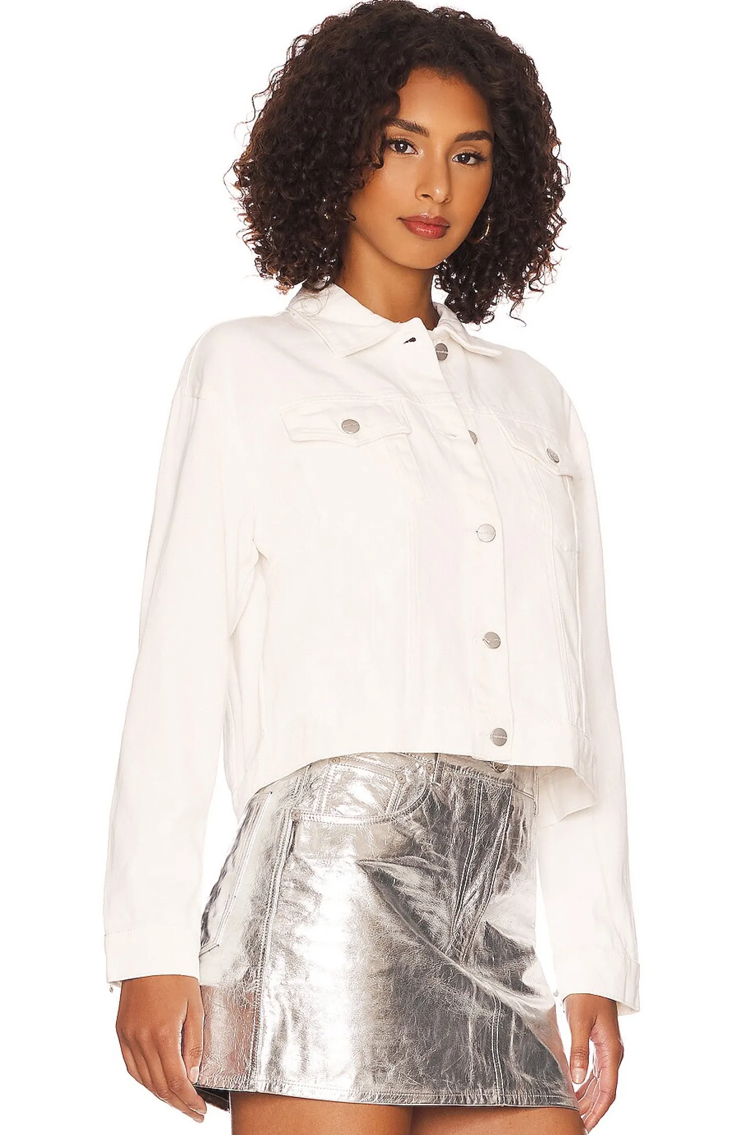 Women superdown Jackets & Coats>Raya Rhinestone Fringe Jacket
