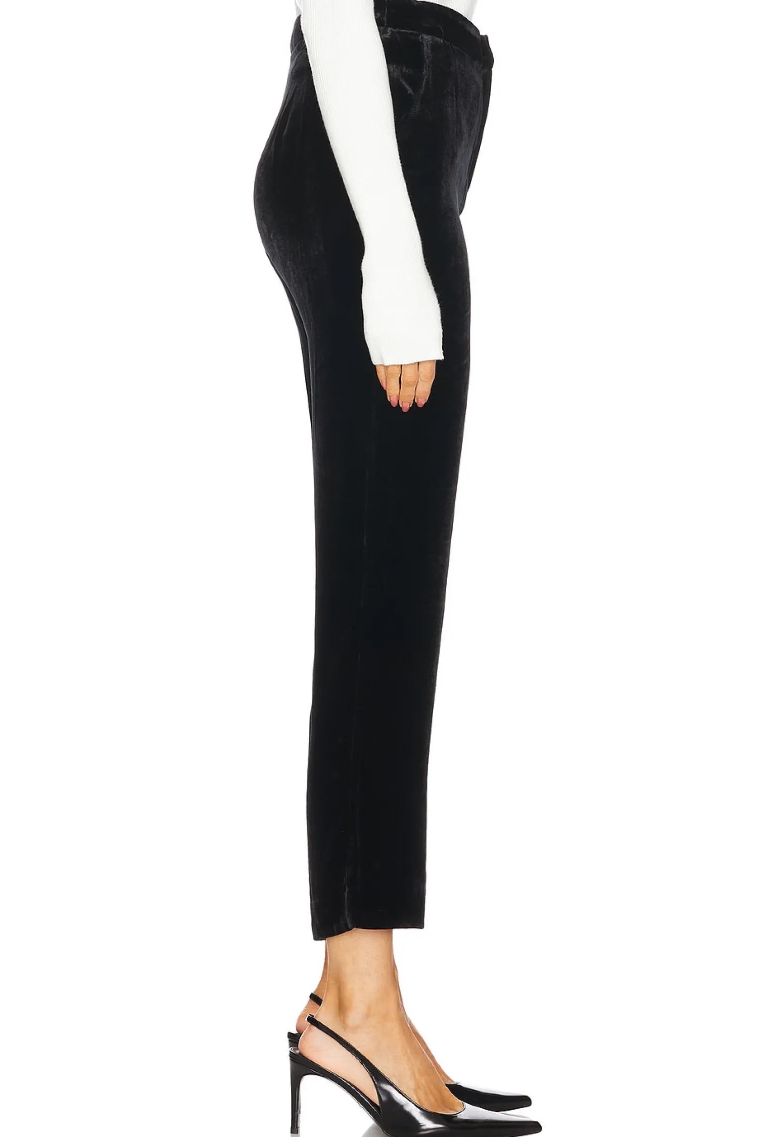 Women L'AGENCE Pants>Rebel Velvet Trouser