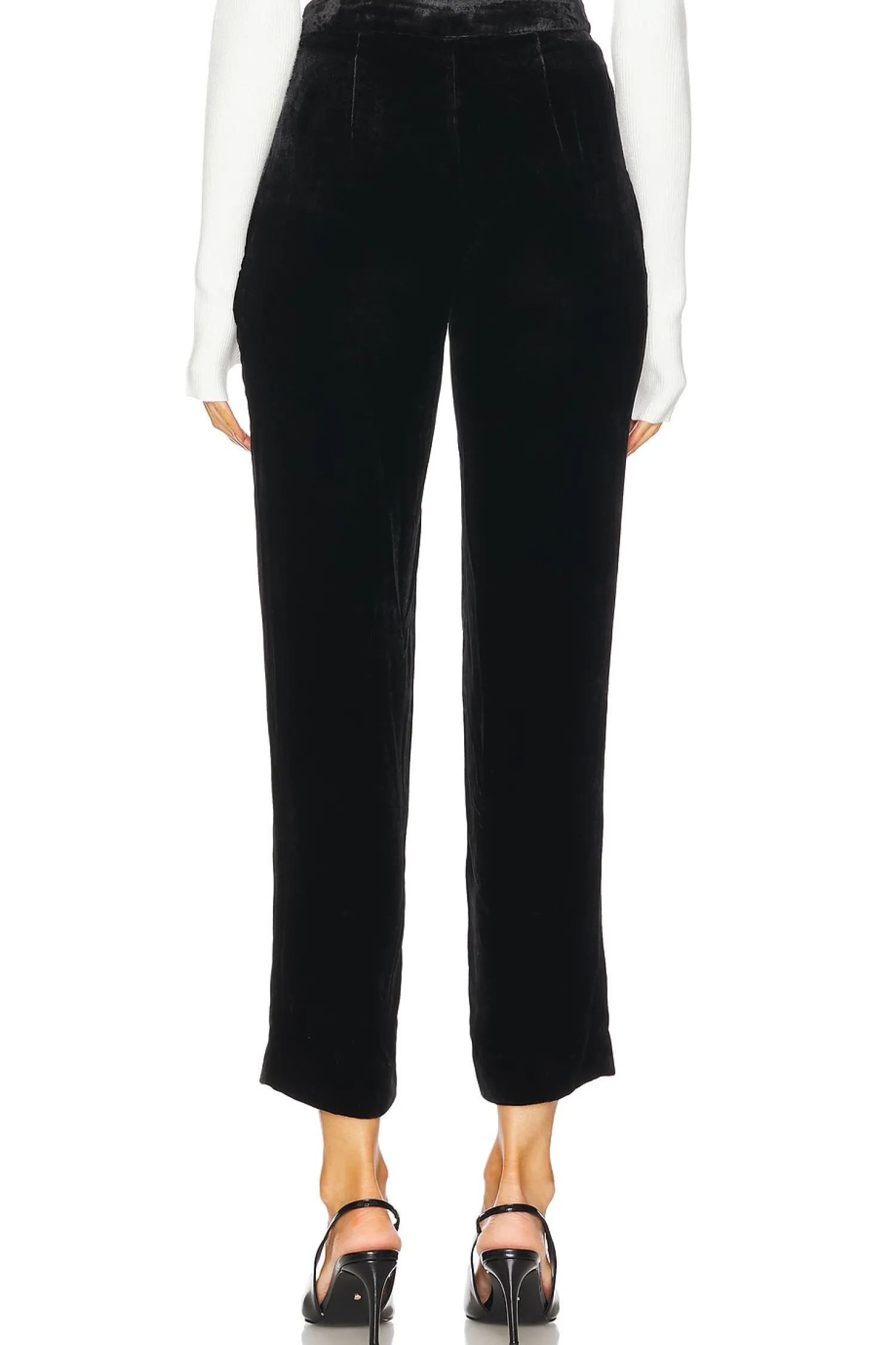 Women L'AGENCE Pants>Rebel Velvet Trouser