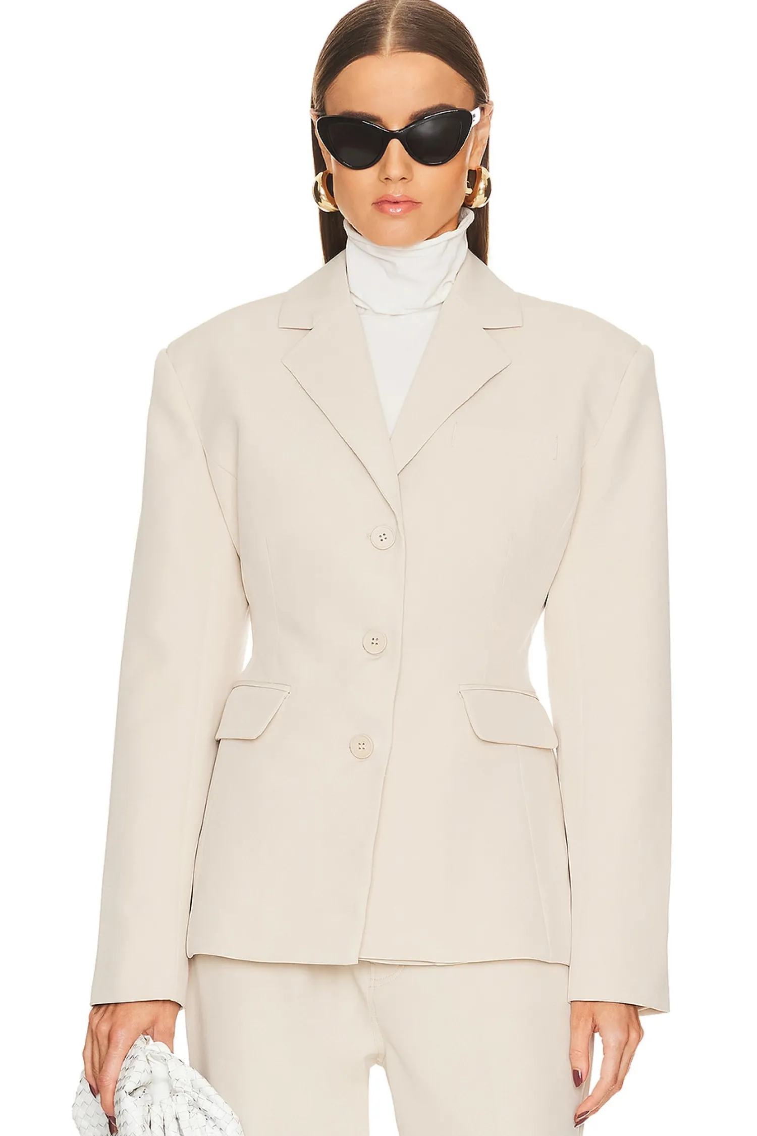 Women Helsa Jackets & Coats>Recycled Twill S Curve Jacket