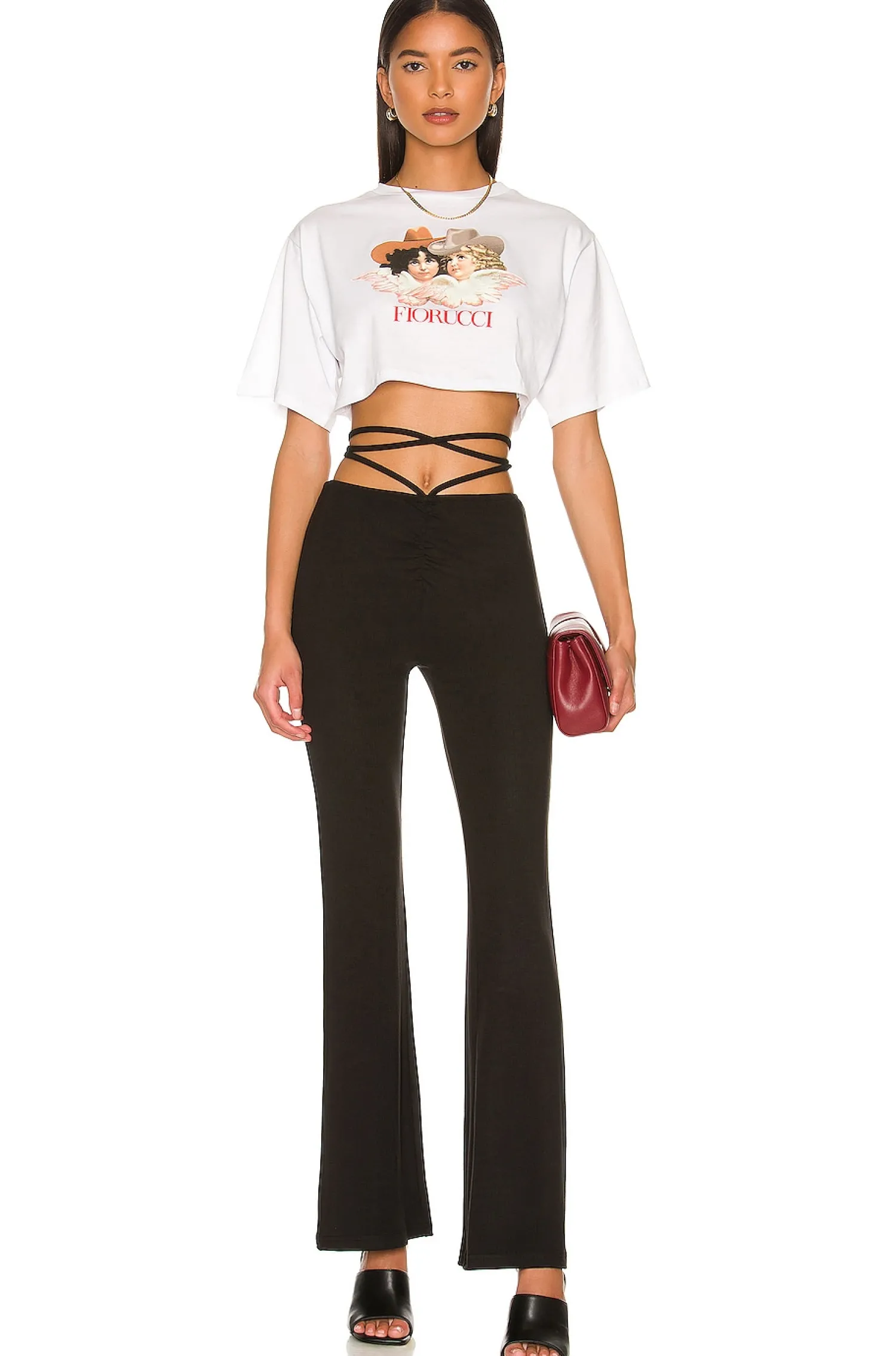 Women superdown Pants>Regan Tie Strap Pant