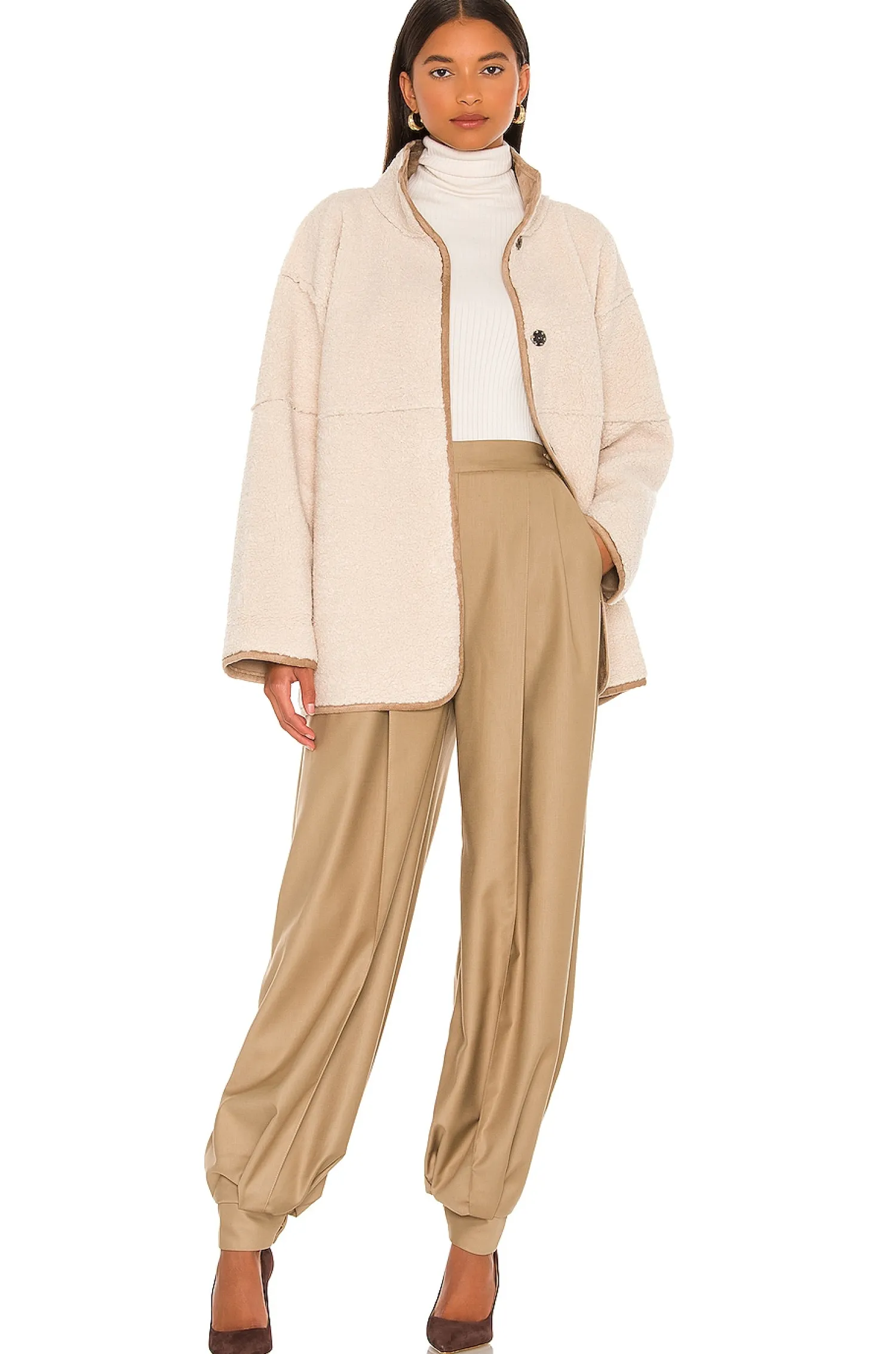 Women Velvet by Graham & Spencer Jackets & Coats>Reversible Albany Lux Sherpa Jacket