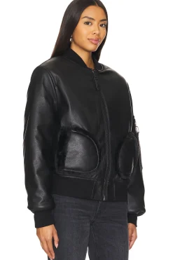 Women ALPHA INDUSTRIES Jackets & Coats>Reversible Faux Leather Ma-1
