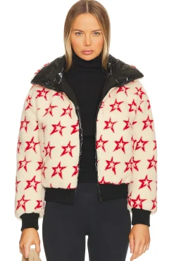 Women Perfect Moment Jackets & Coats>Reversible Metallic Faux Shearling Jacket
