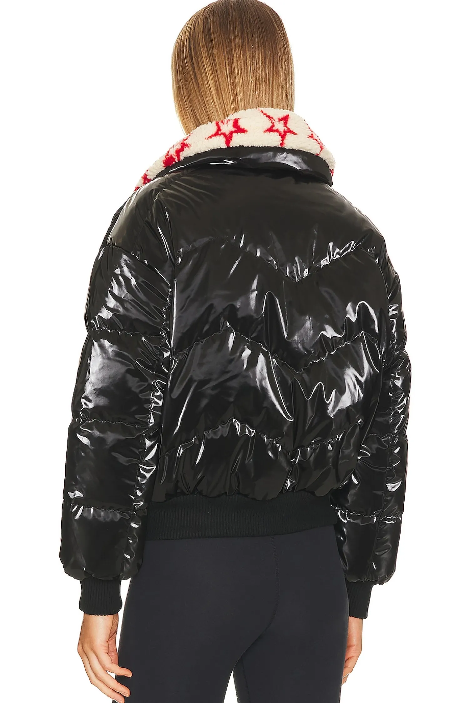 Women Perfect Moment Jackets & Coats>Reversible Metallic Faux Shearling Jacket