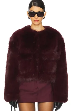 Women 4th & Reckless Jackets & Coats>Reysha Faux Fur Jacket