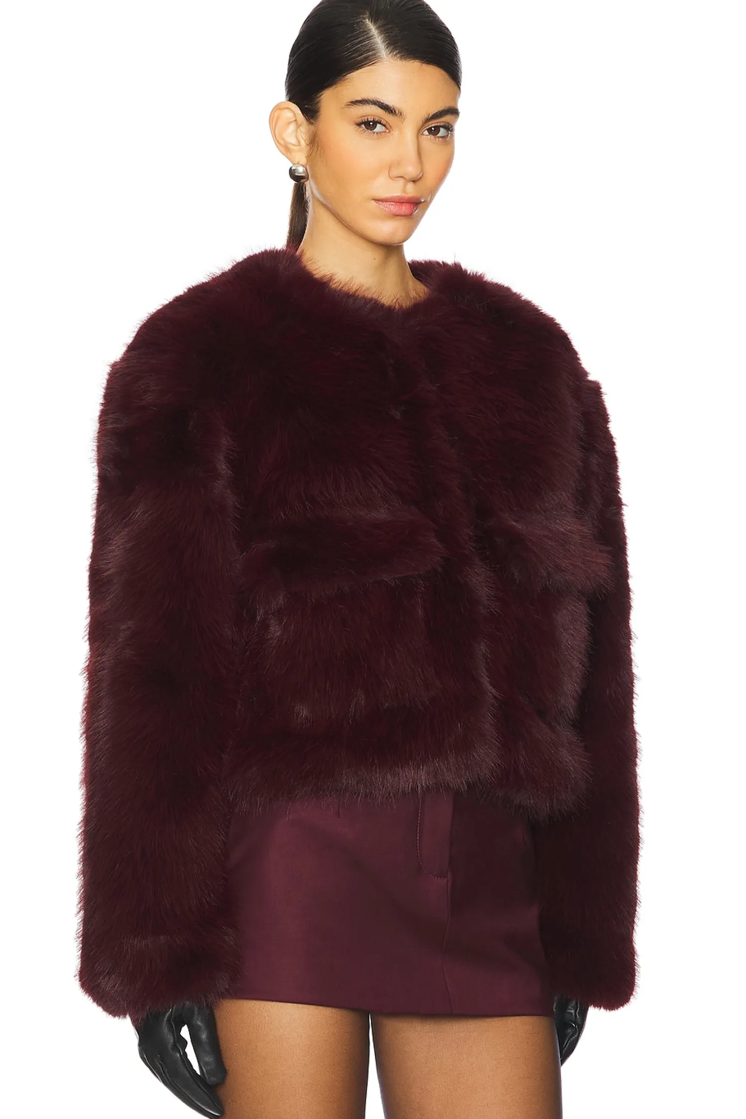 Women 4th & Reckless Jackets & Coats>Reysha Faux Fur Jacket