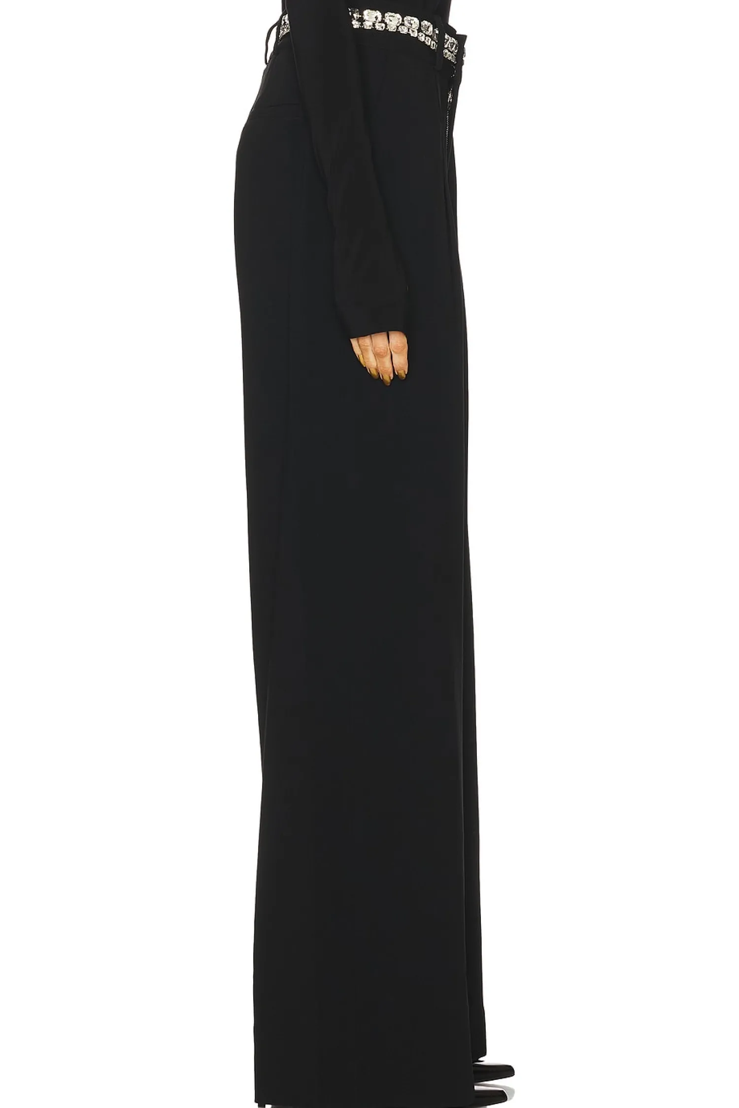 Women Cinq a Sept Pants>Rhinestone Chain Genna Pant