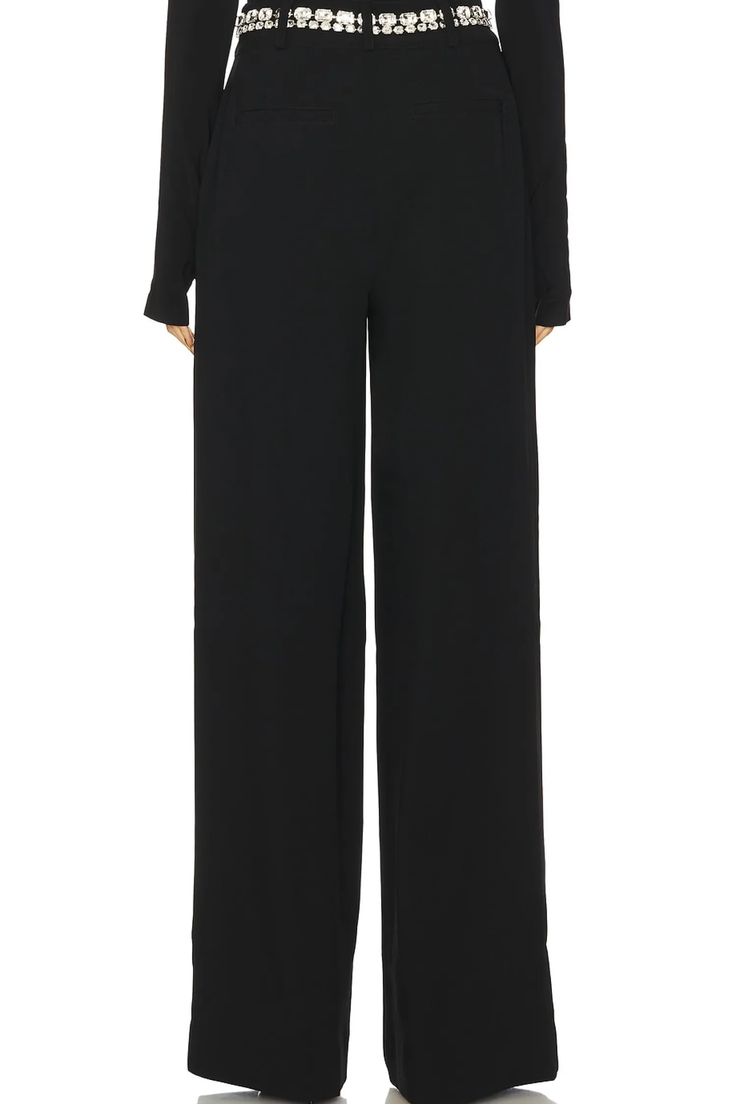 Women Cinq a Sept Pants>Rhinestone Chain Genna Pant