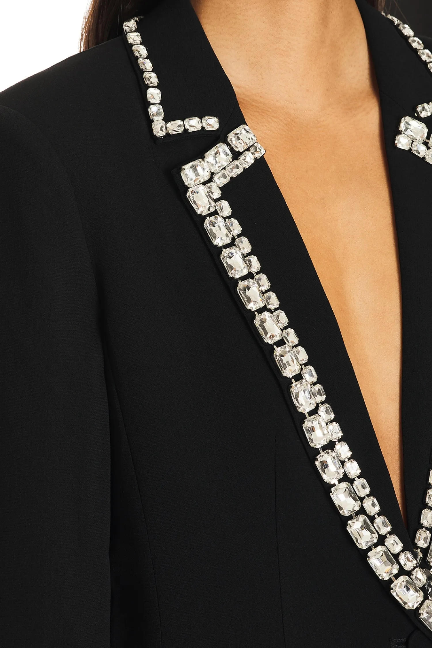 Women Cinq a Sept Jackets & Coats>Rhinestone Chain Karlie Blazer