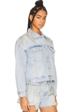 Women BLANKNYC Jackets & Coats>Rhinestone Jacket