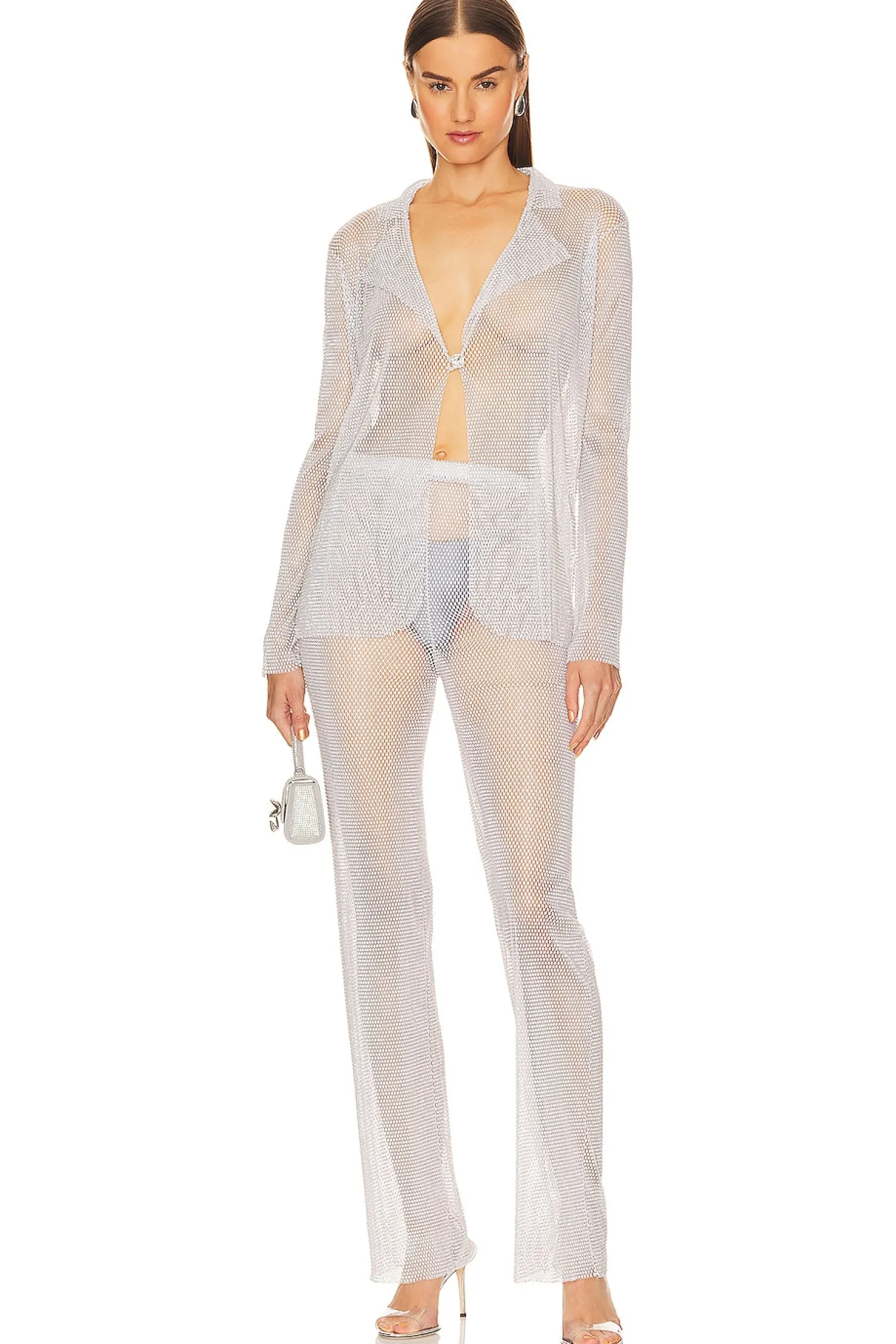 Women Santa Brands Matching Sets>Rhinestone Pant