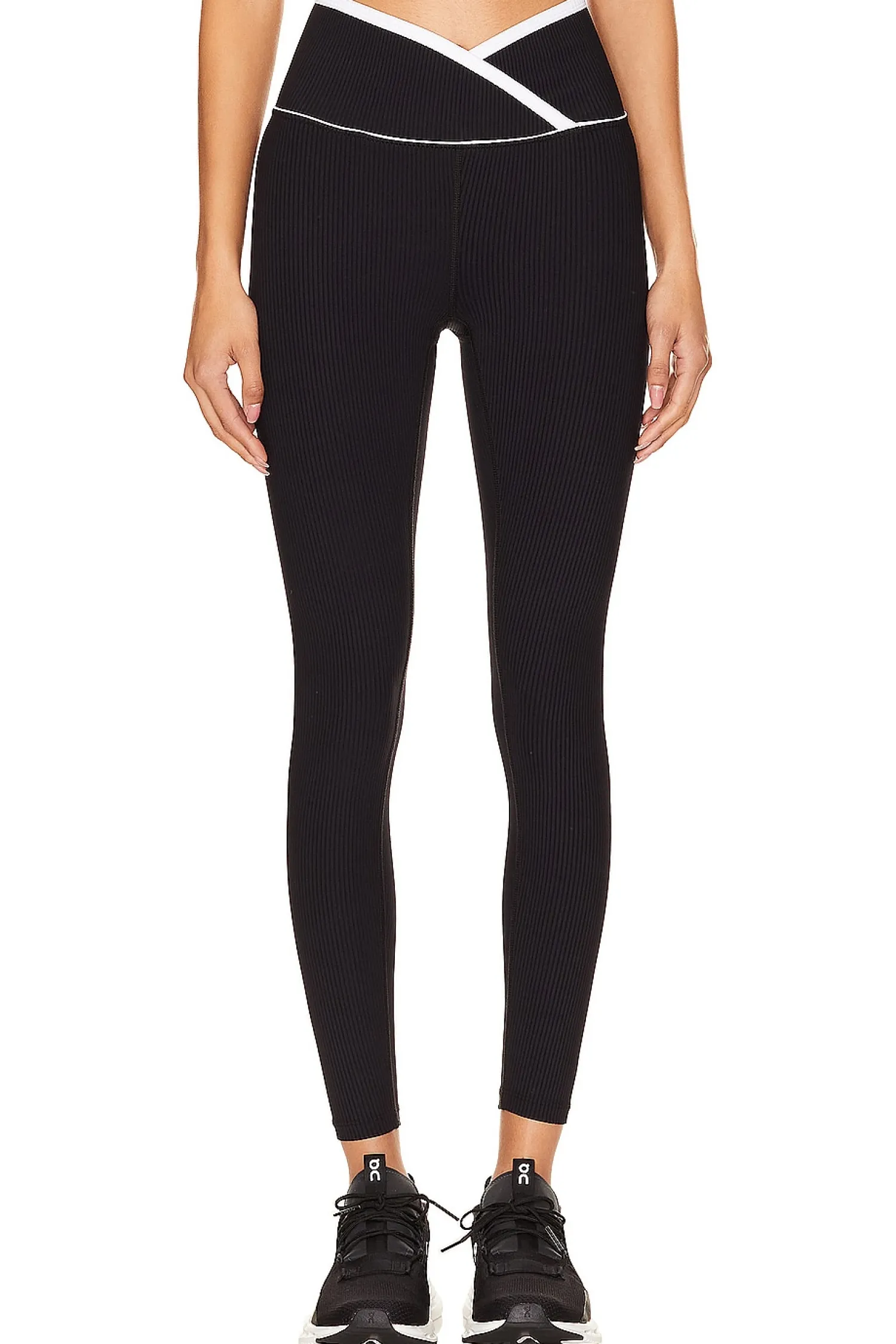 Women YEAR OF OURS Pants>Ribbed Two Tone Veronica Legging