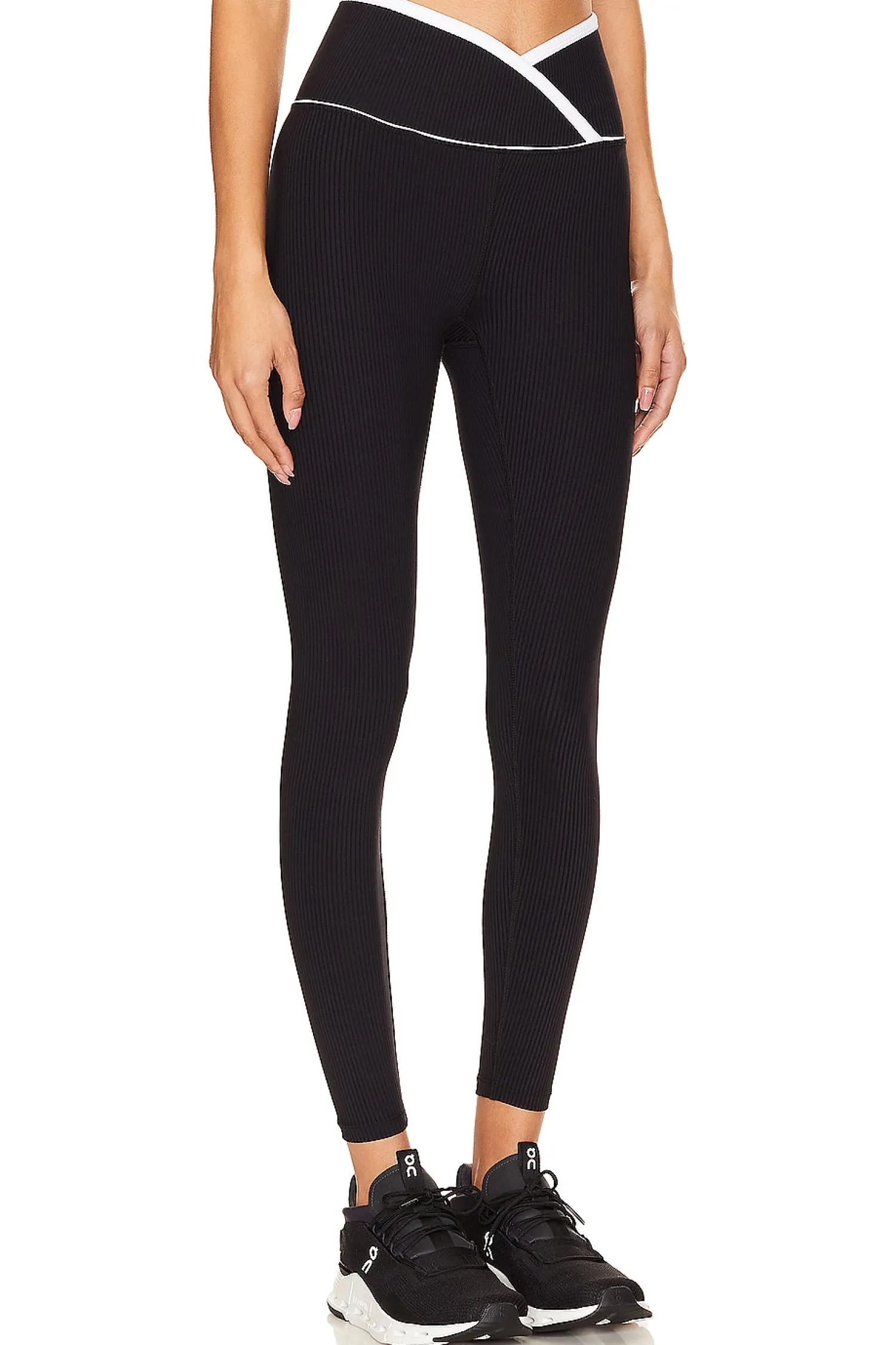 Women YEAR OF OURS Pants>Ribbed Two Tone Veronica Legging