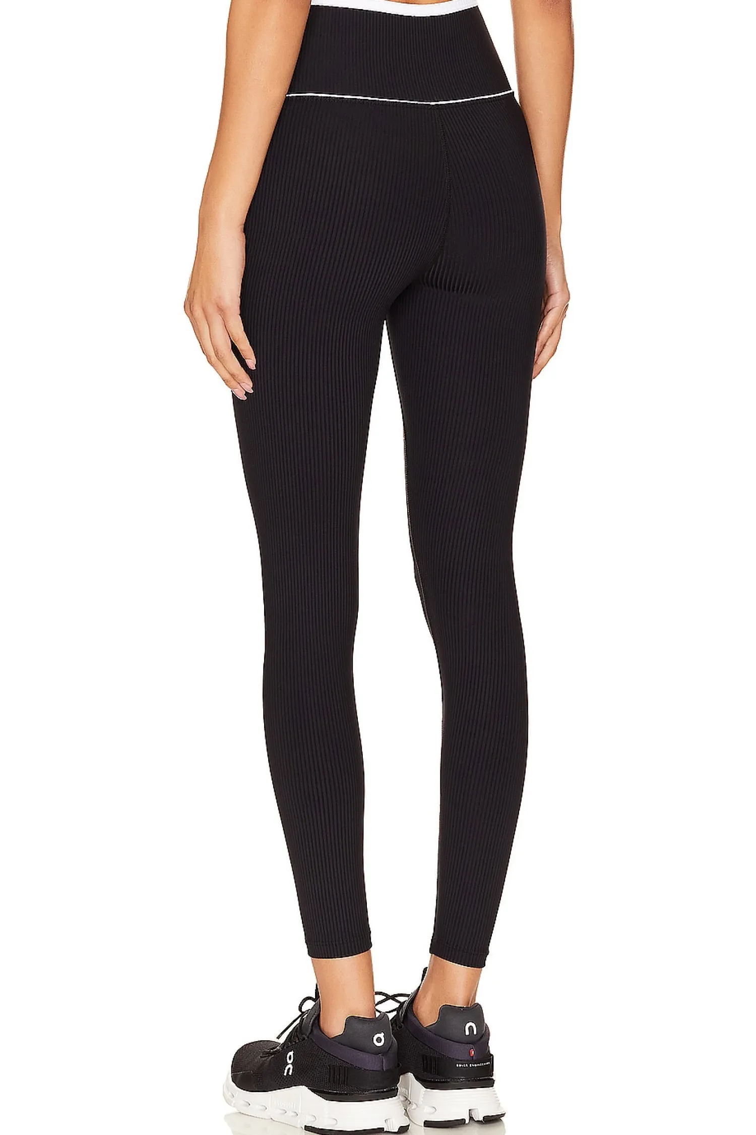 Women YEAR OF OURS Pants>Ribbed Two Tone Veronica Legging