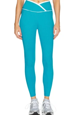 Women YEAR OF OURS Pants>Ribbed Two Tone Veronica Legging