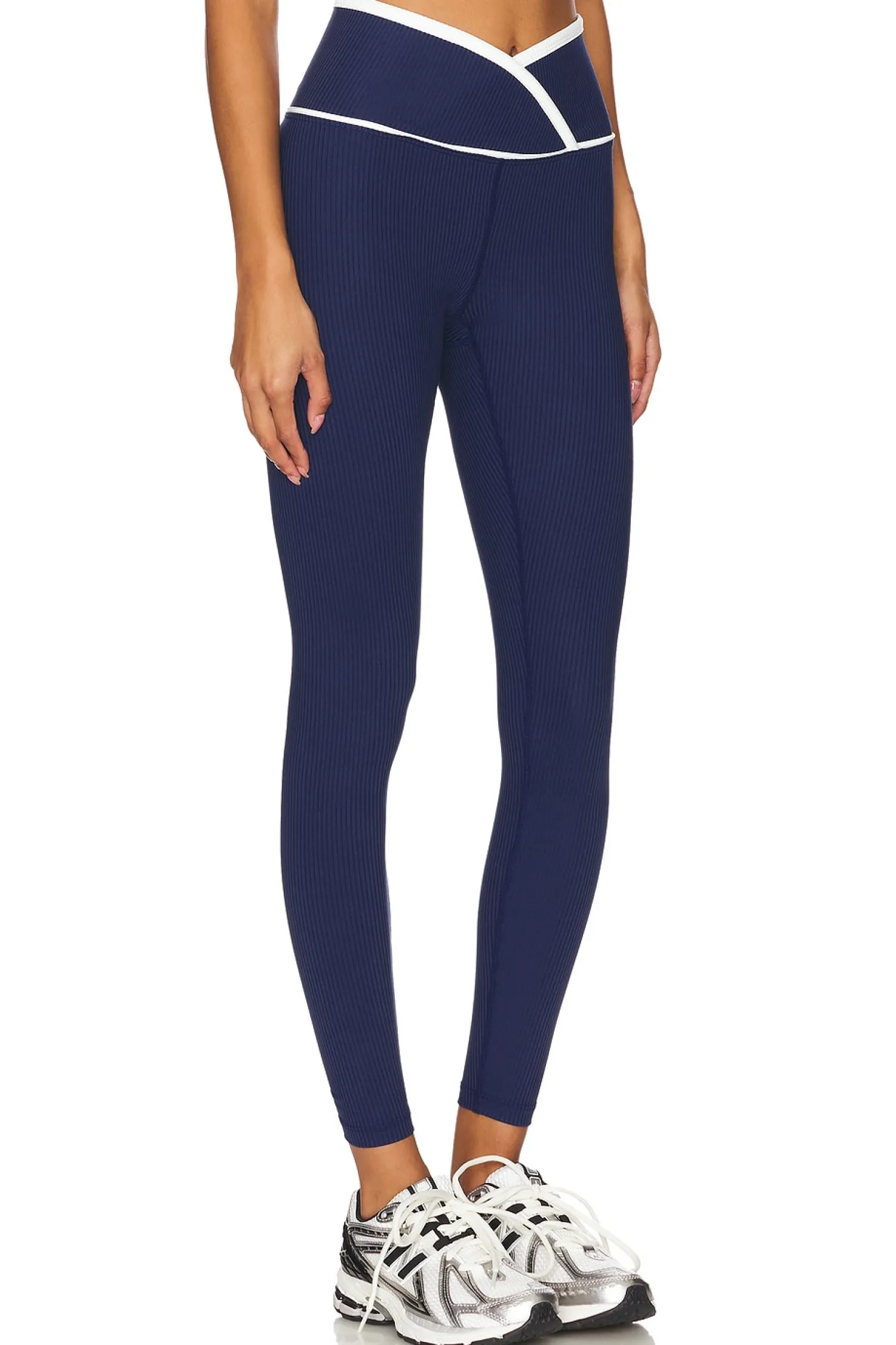 Women YEAR OF OURS Pants>Ribbed Two Tone Veronica Legging