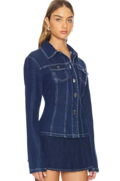 Women LIONESS Matching Sets|Jackets & Coats>Rider Denim Jacket