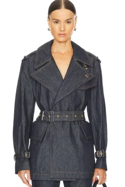 Women Helmut Lang Jackets & Coats>Rider Trench