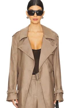 Women Helmut Lang Jackets & Coats>Rider Trench