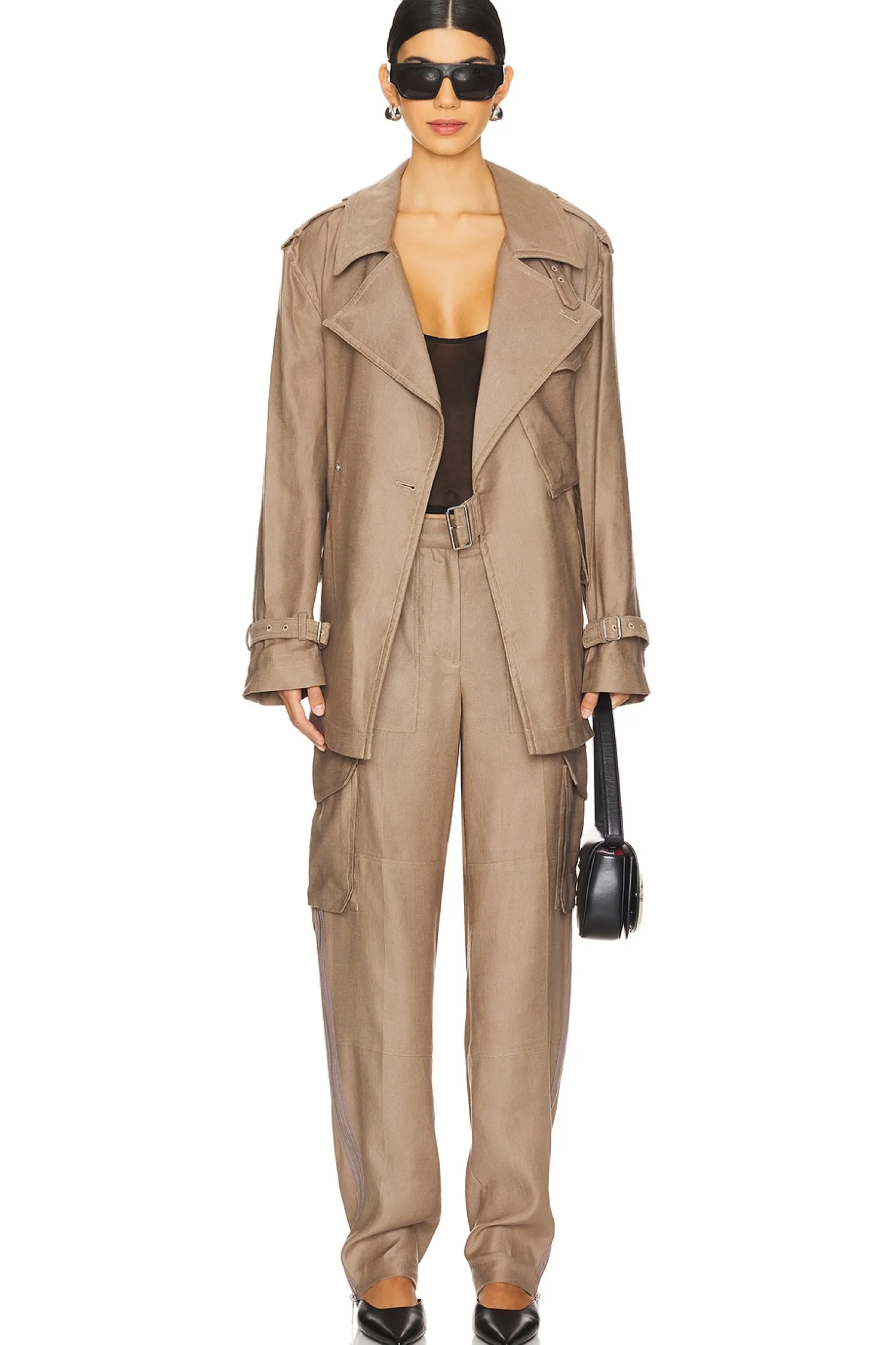 Women Helmut Lang Jackets & Coats>Rider Trench